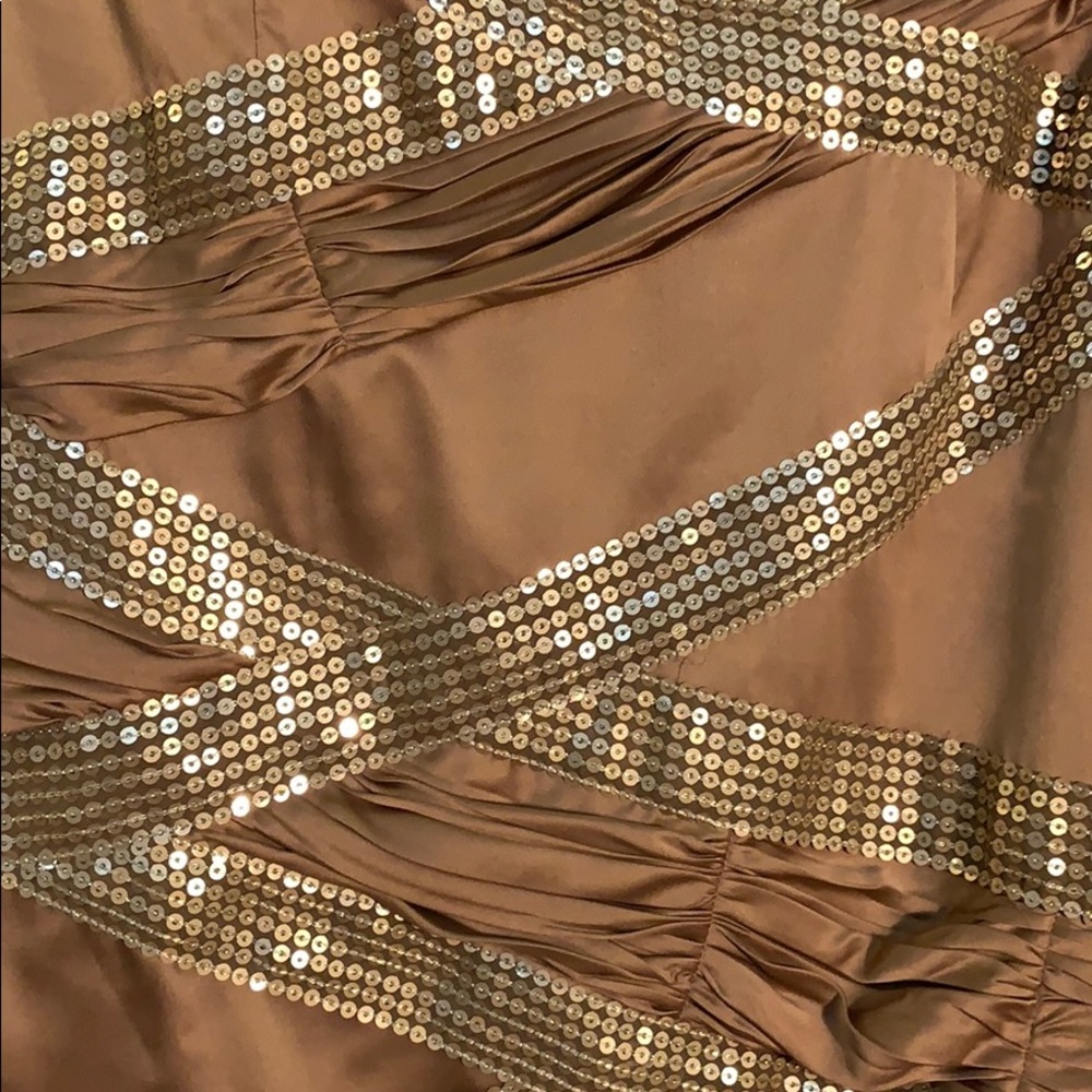 Arden B Gold Dress Size Small - Picture 3 of 7
